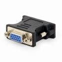 Gembird A-DVI-VGA-BK kaapelin sukupuolenvaihtaja DVI-A VGA 15-pin musta, Metallinen Gembird A-DVI-VGA-BK kaapelin sukupuolenvaihtaja DVI-A VGA 15-pin musta, Metallinen