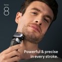 Braun Series 8, 8617S -Mitrs un sausais -SensoAdapt skuveklis ar SmartCare staciju Braun Series 8, 8617S -Mitrs un sausais -SensoAdapt skuveklis ar SmartCare staciju