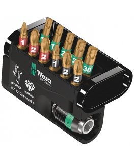 Wera Bit-Check 12 skrūvgrieža uzgalis 12 pcs