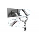 Digitus DA-90353 monitorin kiinnike ja jalusta 68,6 cm (27") Vastaanotto musta, Hopea