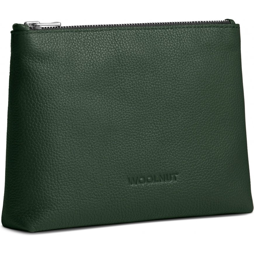 Woolnut Leather Pouch -tarvikelaukku, vihreä