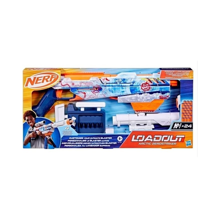 NERF Набор Arctic Zerostriker Вафельный пульный пистолет