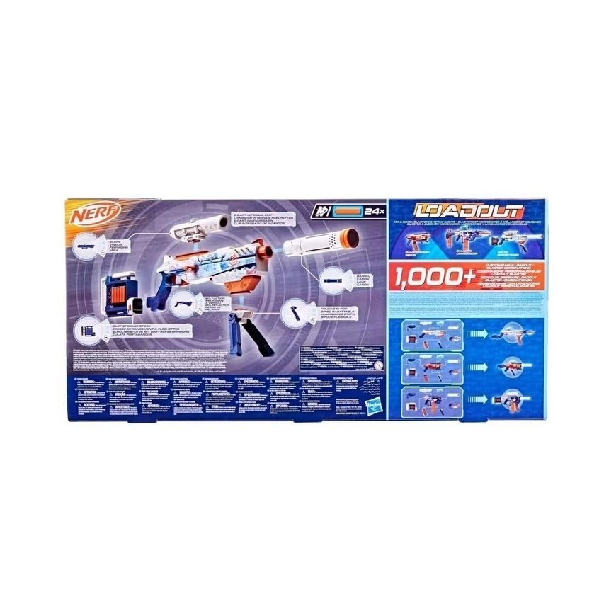 NERF Loadout Arctic Zerostriker Vaahtomuoviammusase – 2
