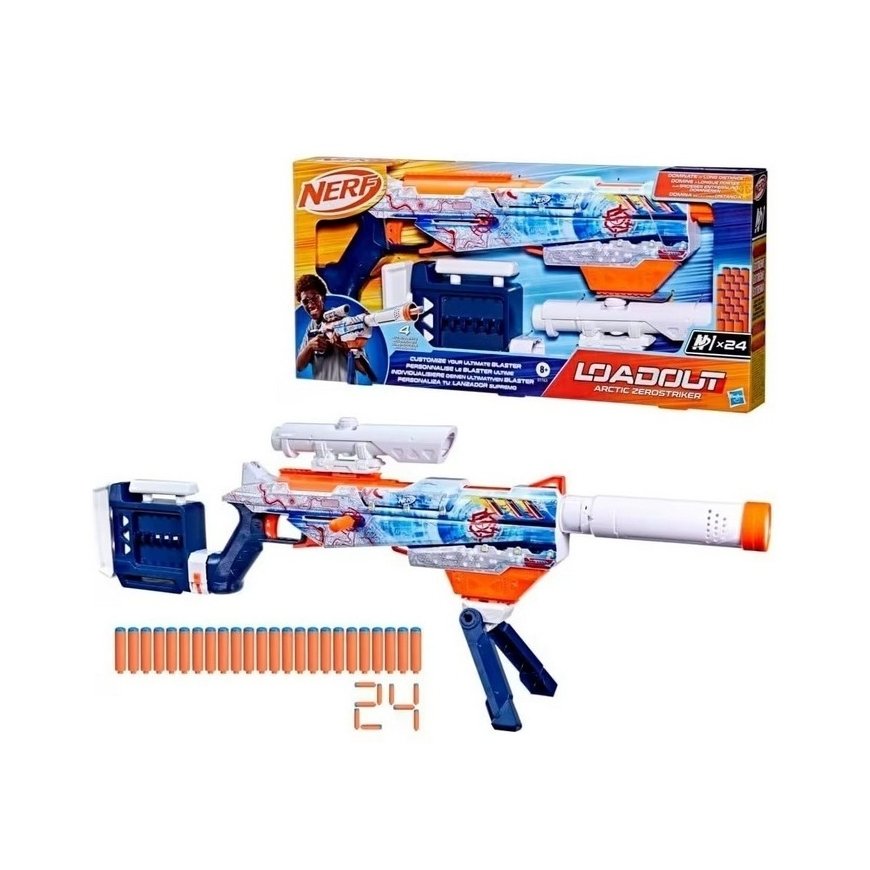 NERF įranga Arctic Zerostriker Putų šaudymo ginklas – 3