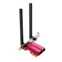 Адаптер Mercusys MA37BE PCIe WiFi 7 и Bluetooth 5.4 Адаптер Mercusys MA37BE PCIe WiFi 7 и Bluetooth 5.4