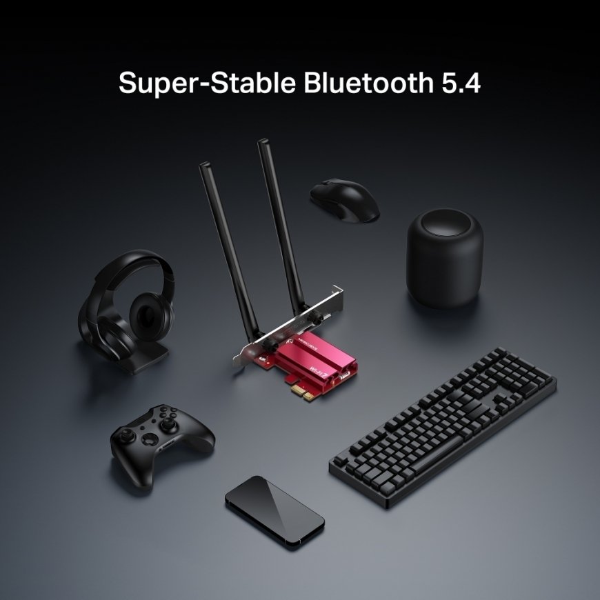 Адаптер Mercusys MA37BE PCIe WiFi 7 и Bluetooth 5.4 – 5