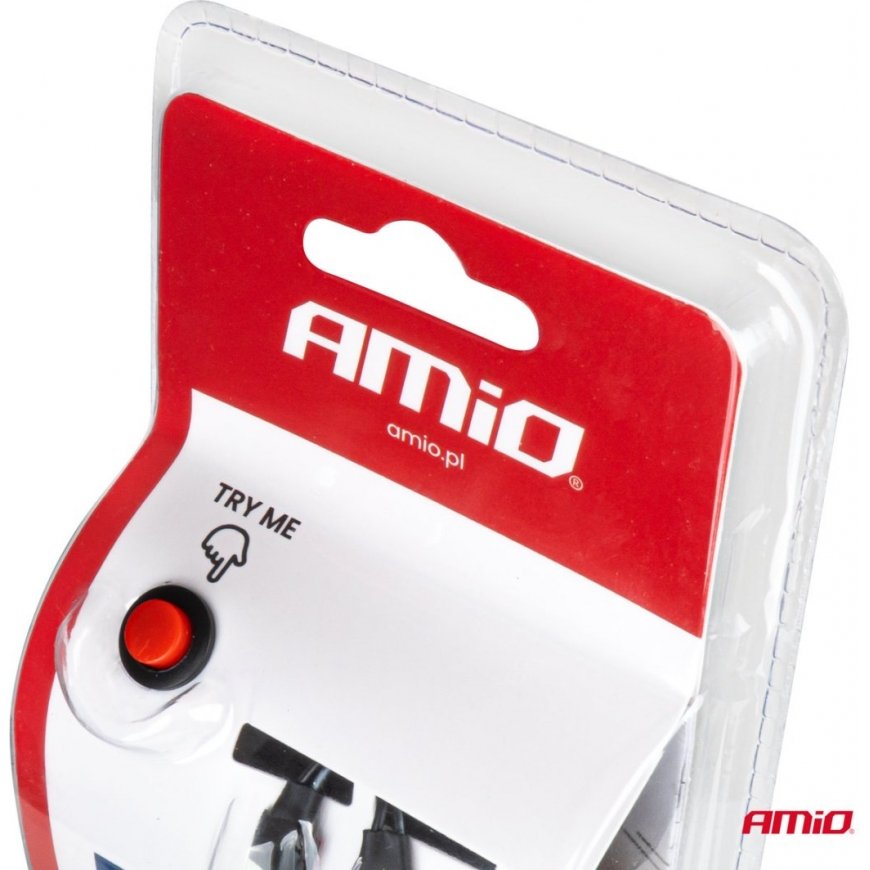 Side blue LED strip for car 2x30cm 12v amio-04578