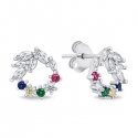 Brilio Silver Brilio Silver Decent silver earrings with zirconia EA720W Brilio Silver Brilio Silver Decent silver earrings with zirconia EA720W