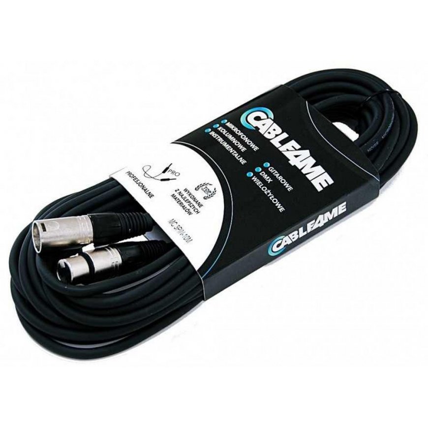 Accu Cable CABLE4ME XLR/XLR signāla mikrofono vads 10m