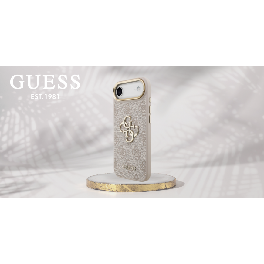 GUESS Uzminiet PU ādas 4G metāla