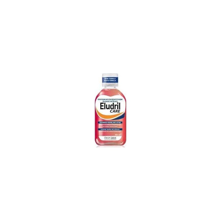 Eludril Care Burnos skalavimo skystis nuo apnašų, 500 ml