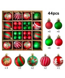 Christmas ornament set, 44 pieces