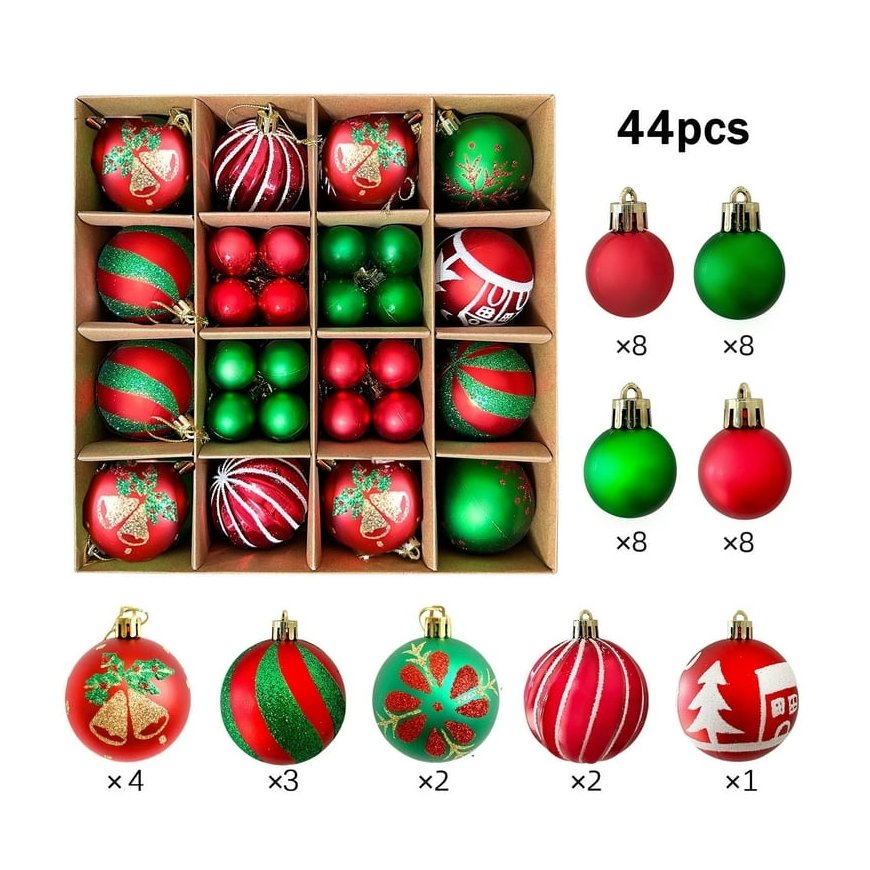 Jõuluehete komplekt, 44 tükki