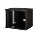 Digitus DN-49205 statnis 9U Pie sienas stiprināms statīvs Melns