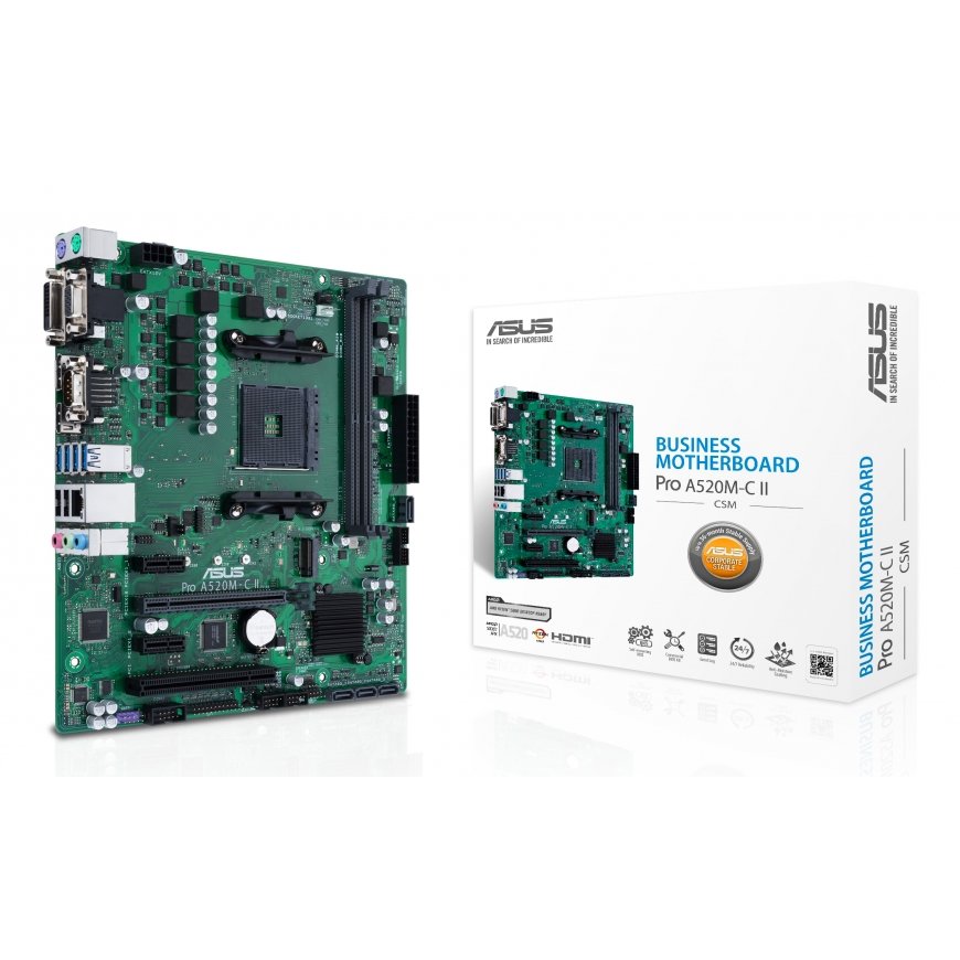 ASUS PRO A520M-C II/CSM AMD A520