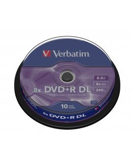 Verbatim 43666 tühi DVD 8,5 GB DVD+R DL 10 tk