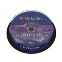 Verbatim 43666 tühi DVD 8,5 GB DVD+R DL 10 tk Verbatim 43666 tühi DVD 8,5 GB DVD+R DL 10 tk