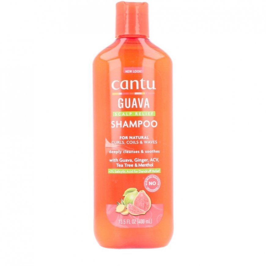 Cantu Guava ja Ingveri Peanaha Leevendav Šampoon, 400 ml