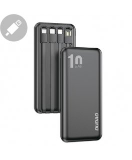 DUDAO K6Pro Powerbank 10000mAh Black musta