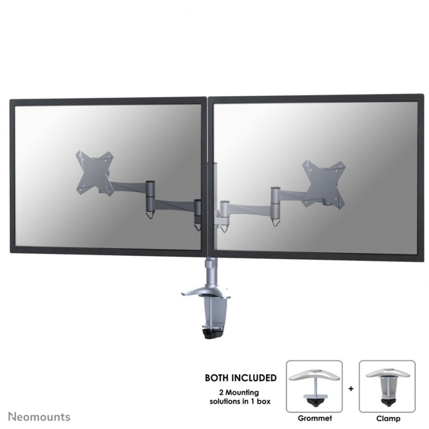 Neomounts FPMA-D1330DSILVER monitora stiprinājums un statīvs