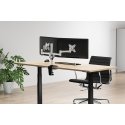 Neomounts FPMA-D1330DSILVER monitoriaus laikiklis arba stovas 68,6 cm (27") Stalas Sidabras
