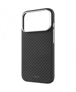 Aramid case back cover FIXED MagVelar with MagSafe support for Apple iPhone 17 Pro, black