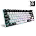 Sharkoon SKILLER SGK50 S3 tastatūra Speļu USB QWERTZ Vācu Balts