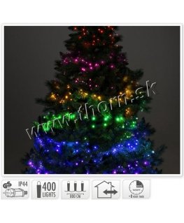 Home Styling Collection Christmas LED garland with water flow effect, 400 pcs.