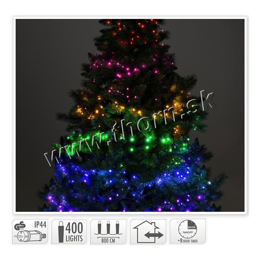 Home Styling Collection Christmas LED garland with water flow effect, 400 pcs.