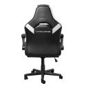Trust GXT 703W RIYE Universāls spēļu krēsls Melns, Balts