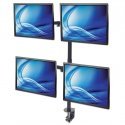 Manhattan 461566 monitorin kiinnike ja jalusta 81,3 cm (32") Vastaanotto musta Manhattan 461566 monitorin kiinnike ja jalusta 81,3 cm (32") Vastaanotto musta