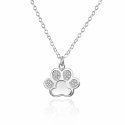 Agato meiteņu sudraba kulons Paw AGT-ND03W Agato meiteņu sudraba kulons Paw AGT-ND03W