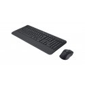 Logitech 920-011006 tastatūra Pele iekļauta Birojs Bluetooth sistēma QWERTZ Čehu Grafīts