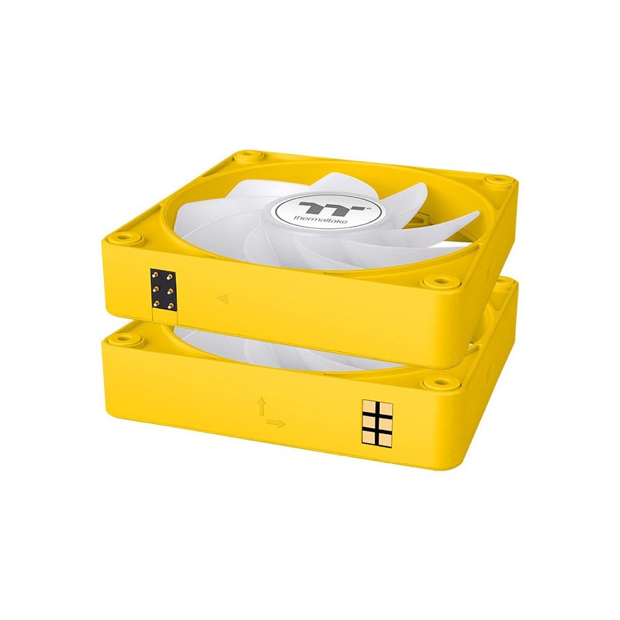 Thermaltake CT140 EX Reverse ARGB Sync PC Arvuti korpus Ventilaator 14 cm Kollane 3 tk – 4