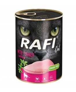 RAFI Кот Взрослый с кроликом - влажный корм для кошек - 400г