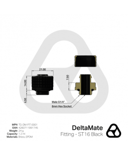 Thermal Grizzly DeltaMate sobitamine - ST16, must