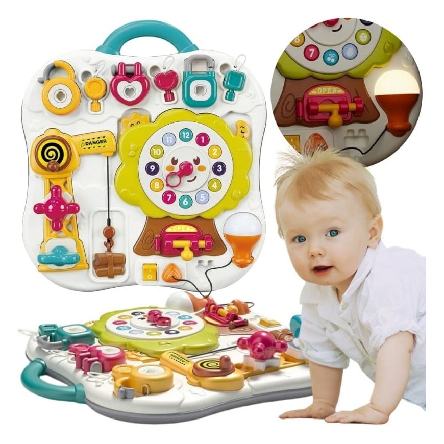 Woopie Baby WOOPIE Educational Manipulative Interactive Board for Toddlers – 2