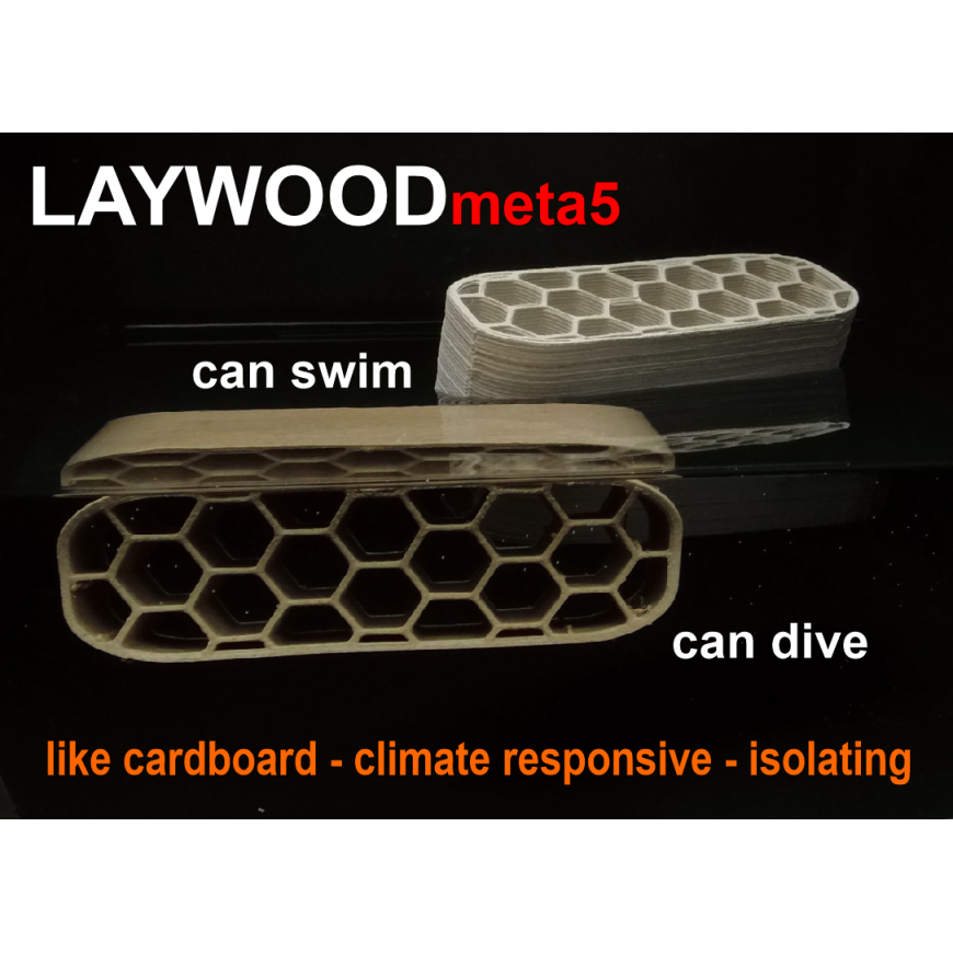 Lay Filaments LayFilaments LAYWOODmeta5 пластик - 1.75мм - 250г