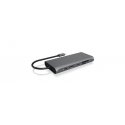ICY BOX IB-DK4050-CPD Проводная USB 3.2 Gen 1 (3.1 Gen 1) Type-C Антрацит ICY BOX IB-DK4050-CPD Проводная USB 3.2 Gen 1 (3.1 Gen 1) Type-C Антрацит