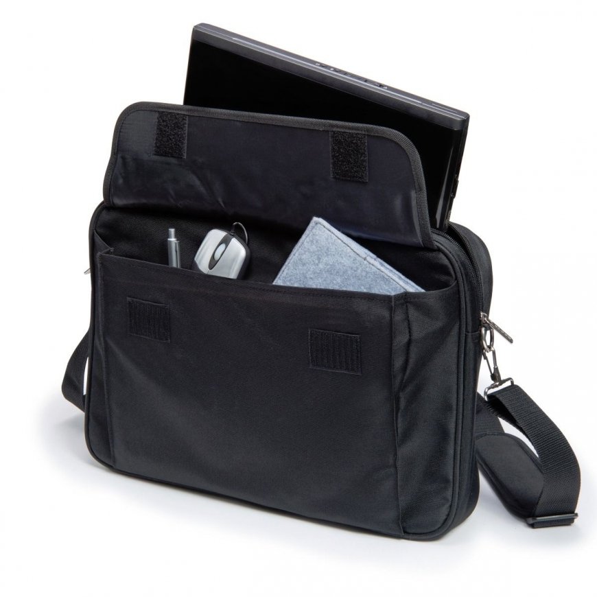 DICOTA D30805-RPET portatīvo datoru soma & portfelis 40,6 cm (16") No augšas piepildāma soma Melns