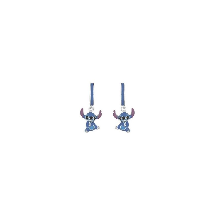 Disney "Stitch" and "Angel Lilo" and "Stitch" matching silver necklaces CS00040SL-P.CS (chain, pendant)