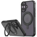 Dėklas Araree Duple M Stand MagSafe do iPhone 17 juoda Dėklas Araree Duple M Stand MagSafe do iPhone 17 juoda