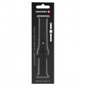 Swissten Silicone Band for Apple Watch 42-44mm Black - 8595217477131 Ремешок часов