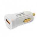 Savio SA-05/W PDA/mobīlo telefonu lādētājs Viedtālrunis Balts Cigāru šķiltavas Ātrā uzlāde Auto Savio SA-05/W PDA/mobīlo telefonu lādētājs Viedtālrunis Balts Cigāru šķiltavas Ātrā uzlāde Auto