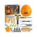 WOOPIE Small Craftsman Tool Set Goggles Helmet Pneumatic Hammer 21pcs. WOOPIE Small Craftsman Tool Set Goggles Helmet Pneumatic Hammer 21pcs.