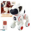 Lean Toys Interaktīvs robots-suns ar tālvadību, balts un oranžs Lean Toys Interaktīvs robots-suns ar tālvadību, balts un oranžs