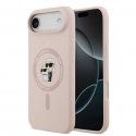 Apple iPhone Air skystas silikonas Karl ir Choupette MagSafe dėklas rožinis Apple iPhone Air skystas silikonas Karl ir Choupette MagSafe dėklas rožinis