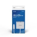 Savio AK-48 USB Typ C - HDMI, USB 3.0, PD, USB Type-C White - Hub - USB 3.0 liidesekaart/adapter Savio AK-48 USB Typ C - HDMI, USB 3.0, PD, USB Type-C White - Hub - USB 3.0 liidesekaart/adapter