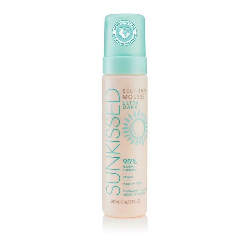 Sunkissed Self-Tan Mousse Ultra-Dark savaiminio įdegio putos, 200 ml