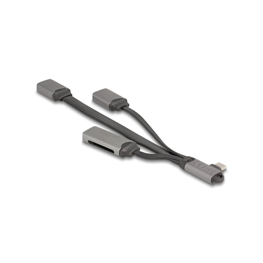 DeLOCK 64303 jaotur USB 3.2 Gen 1 (3.1 Gen 1) Type-C 5000 Mbit/s Hall